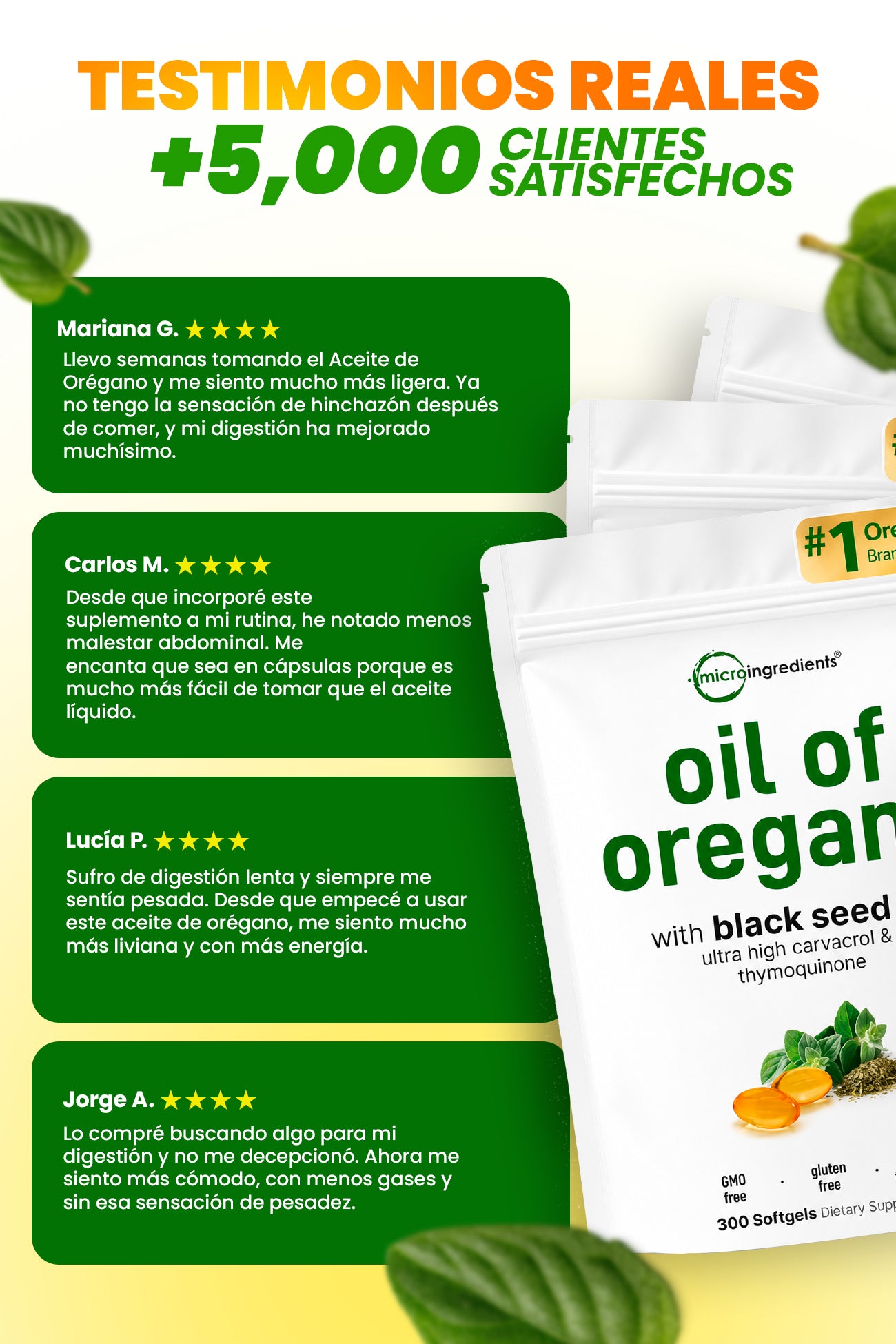 Oil of Oregano + Black Seed Oil | Fórmula Natural Concentrada ⭐️
