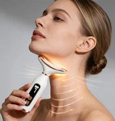 Masajeador Facial LED con Vibración - Rejuvenated Skin®